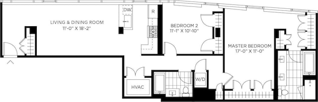 800 Ave At Port Imperial Unit 323, Weehawken, NJ 07086 - view of floor plan / room layout