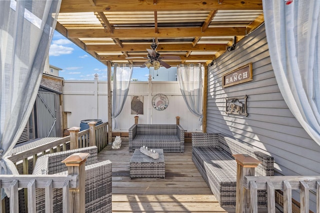 1501 41st St, North Bergen, NJ 07047 - view of wooden terrace