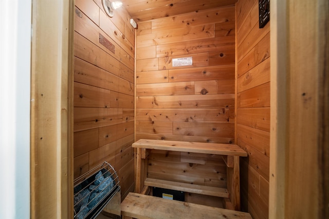 25 Poplar St, Jersey City, NJ 07307 - relaxing sauna / steam room featuring wooden walls