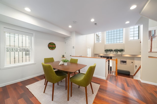 25 Poplar St, Jersey City, NJ 07307 - dining room with wood finished floors and recessed lighting