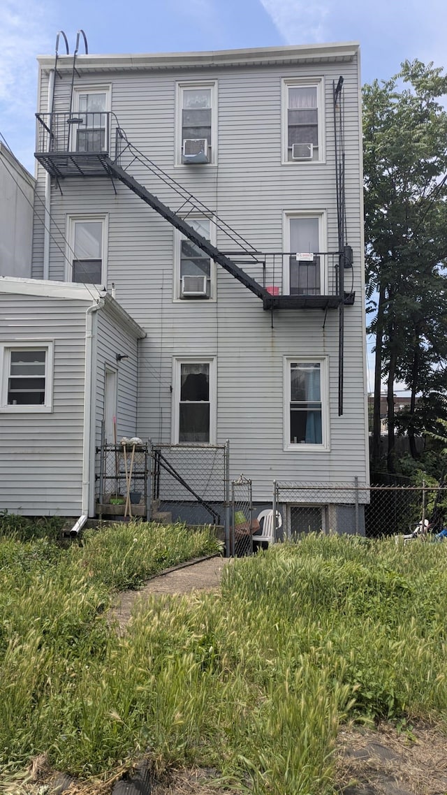 720 14th St Unit 6, Union City, NJ 07087 - rear view of house featuring cooling unit
