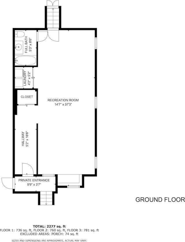 418 7th St, Union City, NJ 07087 - view of room layout