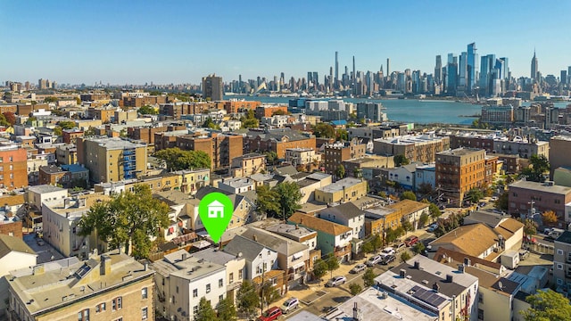418 7th St, Union City, NJ 07087 - aerial view of city skyline
