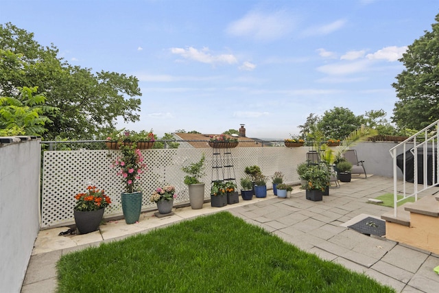 8901 Newkirk Ave, North Bergen, NJ 07047 - view of yard featuring a patio area