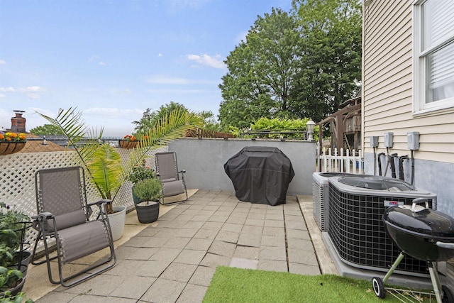 8901 Newkirk Ave, North Bergen, NJ 07047 - view of patio featuring grilling area