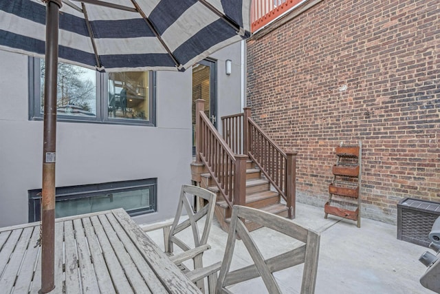 157 8th St, Hoboken, NJ 07030 - view of patio / terrace featuring outdoor dining space