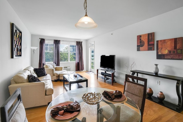 4 Constellation Pl Unit 405, Jersey City, NJ 07305 - living area featuring wood finished floors