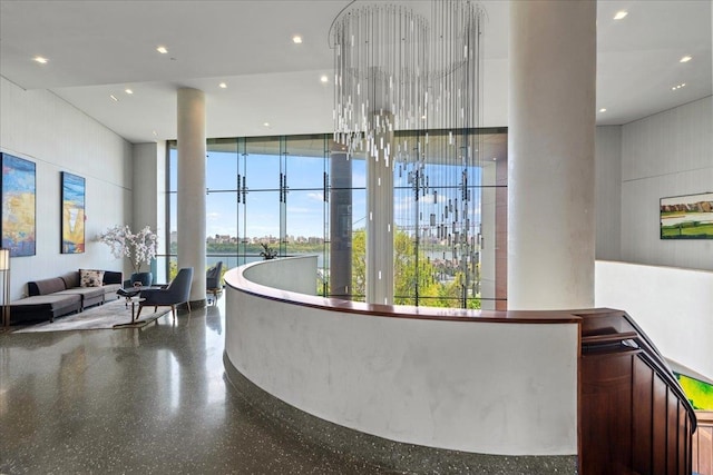 320 Adolphus Ave Unit 317, Cliffside Park, NJ 07010 - reception with a high ceiling