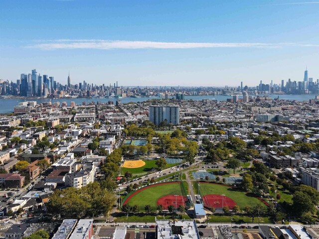100 Manhattan Ave Unit 205, Union City, NJ 07087 - aerial view of property's location with city skyline