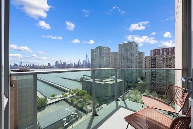 20 Newport Pkwy Unit 1707, Jersey City, NJ 07310 - balcony featuring a view of skyline