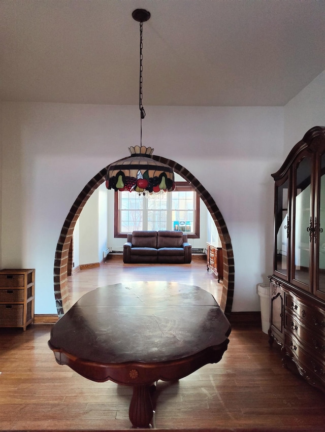 room details with wood-type flooring