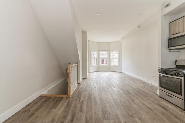 interior space with wood-type flooring