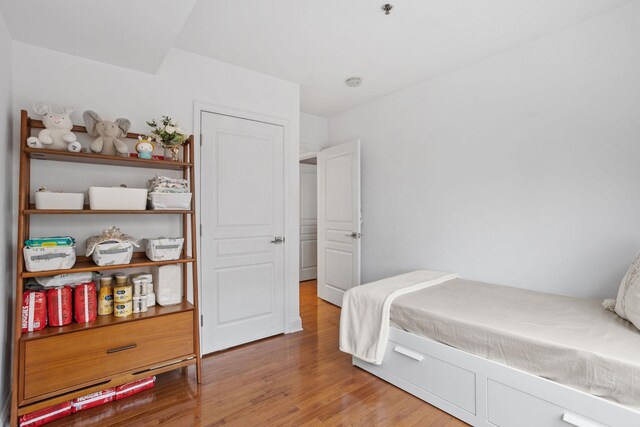 501 9th St Unit 407, Hoboken, NJ 07030 - bedroom featuring wood finished floors
