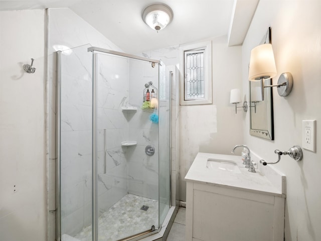 211 Plainfield Ave, Jersey City, NJ 07306 - full bathroom with a shower stall and vanity