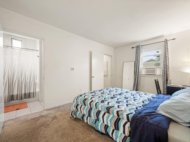 211 Plainfield Ave, Jersey City, NJ 07306 - carpeted bedroom with cooling unit and baseboards