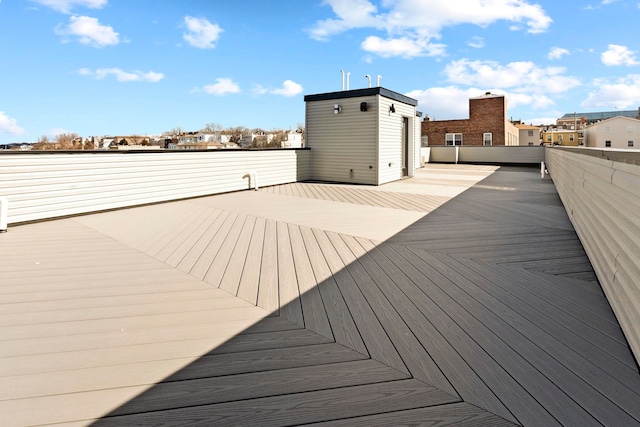 93 Terrace Ave Unit 2, Jersey City, NJ 07037 - view of wooden deck