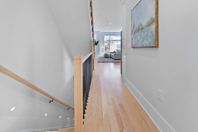 93 Terrace Ave Unit 2, Jersey City, NJ 07037 - corridor with wood finished floors and baseboards