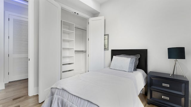 93 Terrace Ave Unit 2, Jersey City, NJ 07037 - bedroom featuring wood finished floors and a closet