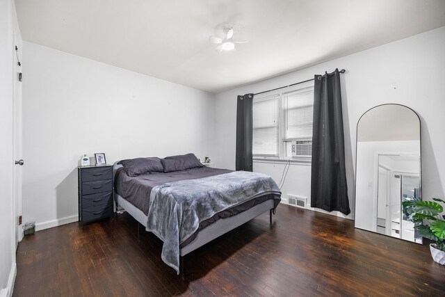 120 Main St, Ridgefield Park, NJ 07660 - bedroom featuring hardwood / wood-style flooring and cooling unit
