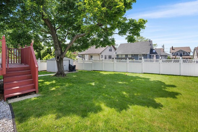 120 Main St, Ridgefield Park, NJ 07660 - view of yard with a deck and a residential view