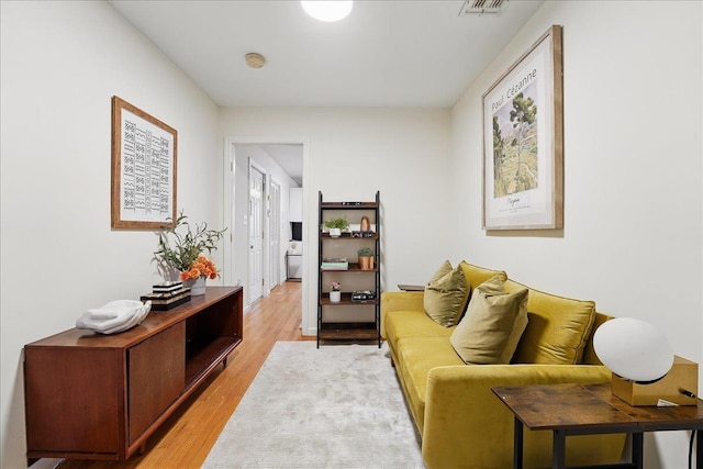 216 Sherman Ave Unit 1R, Jersey City, NJ 07307 - living room with light wood-style floors