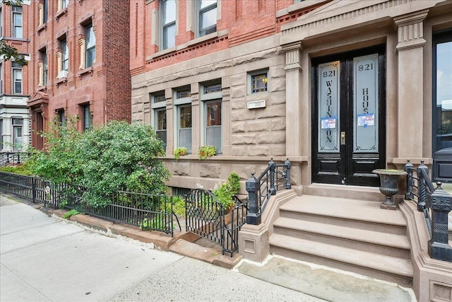 821 Washington St Unit 5, Hoboken, NJ 07030 - entrance to property featuring french doors