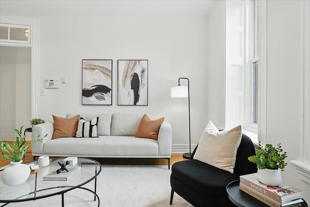 821 Washington St Unit 5, Hoboken, NJ 07030 - living room featuring wood finished floors