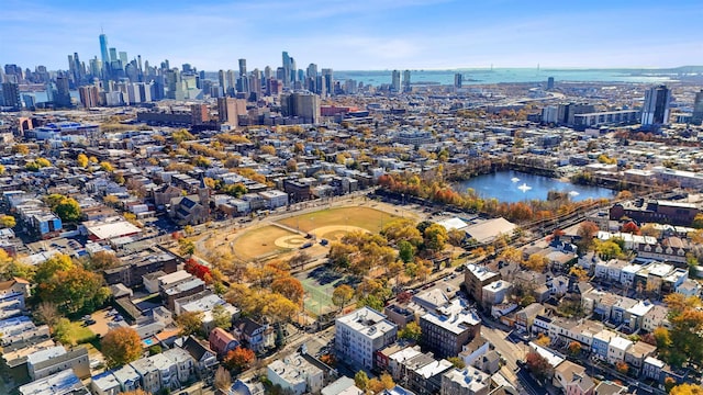 179 Manhattan Ave Unit 3B, Jersey City, NJ 07307 - aerial overview of property's location with skyline