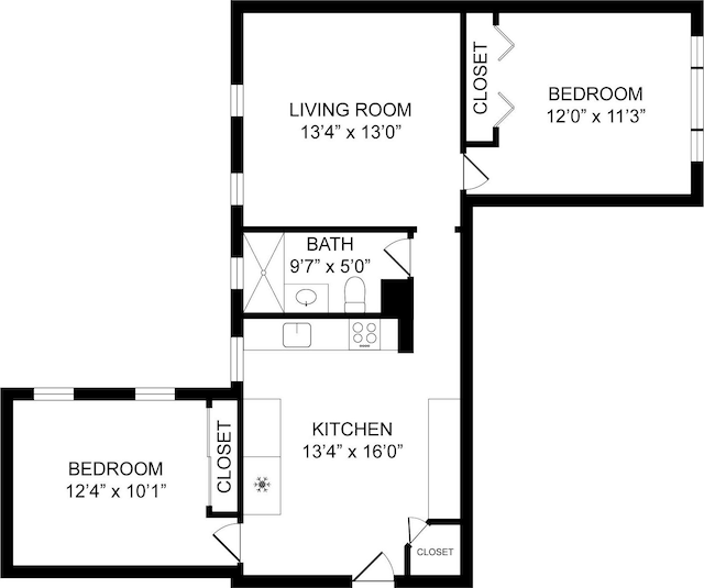 179 Manhattan Ave Unit 3B, Jersey City, NJ 07307 - floor plan / room layout