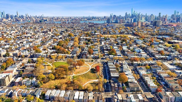 179 Manhattan Ave Unit 3B, Jersey City, NJ 07307 - aerial view of property's location featuring skyline