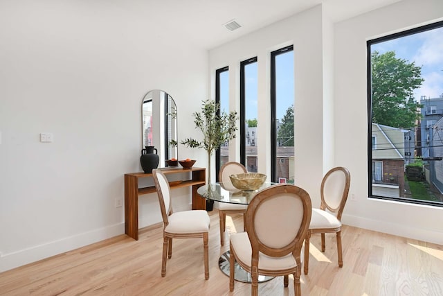 262 Webster Ave Unit 2, Jersey City, NJ 07307 - dining area with light wood-style floors and healthy amount of natural light