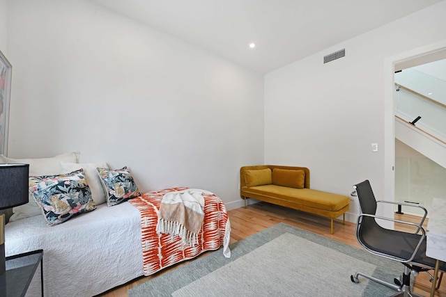 262 Webster Ave Unit 2, Jersey City, NJ 07307 - bedroom with wood finished floors and recessed lighting