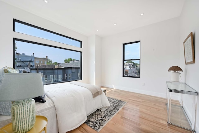 262 Webster Ave Unit 2, Jersey City, NJ 07307 - bedroom featuring wood finished floors and recessed lighting