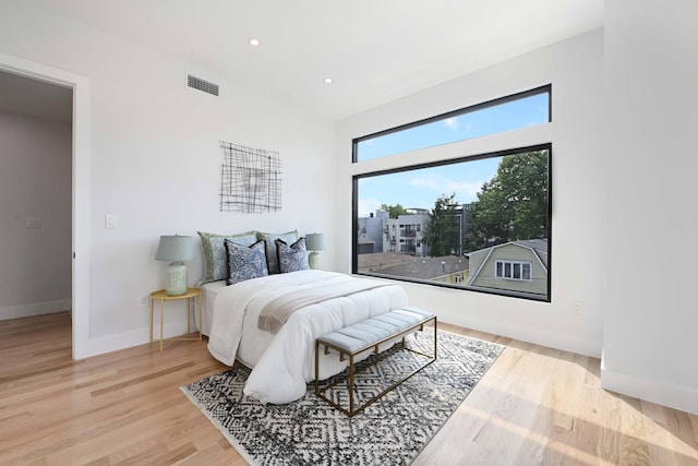 262 Webster Ave Unit 2, Jersey City, NJ 07307 - bedroom featuring wood finished floors and recessed lighting