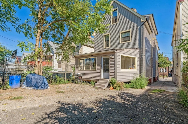 view of rear view of house