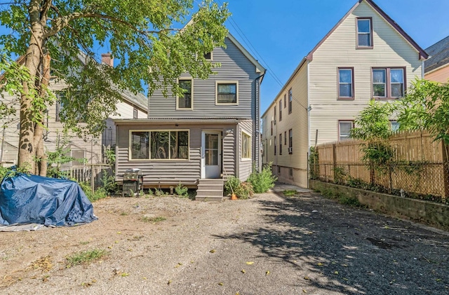 view of rear view of house