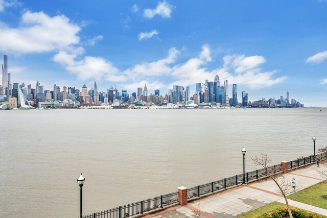 24 Ave At Port Imperial Unit 305, West New York, NJ 07093 - property view of water with a city view and fence