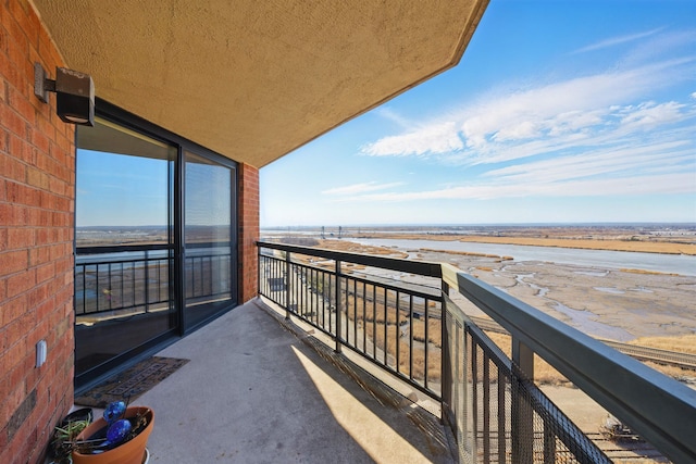 balcony featuring a sunroom