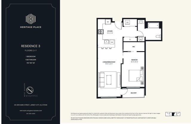 35 Orchard St Unit 603, Jersey City, NJ 07306 - photo 12