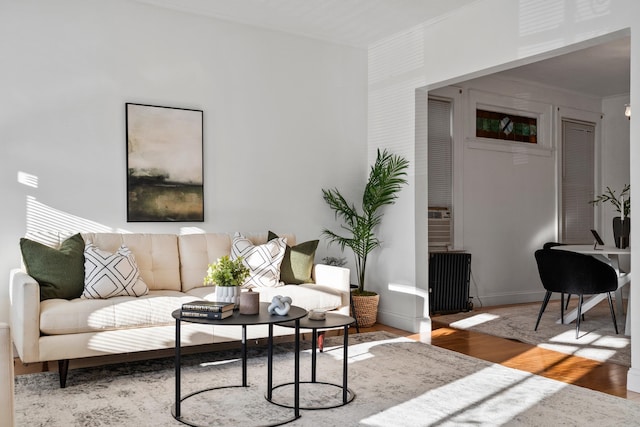 388 Kennedy Blvd, Bayonne, NJ 07002 - living area with wood finished floors and crown molding