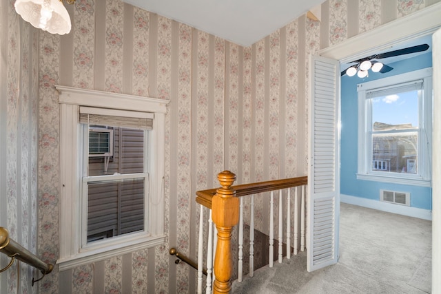 388 Kennedy Blvd, Bayonne, NJ 07002 - staircase with carpet and baseboards