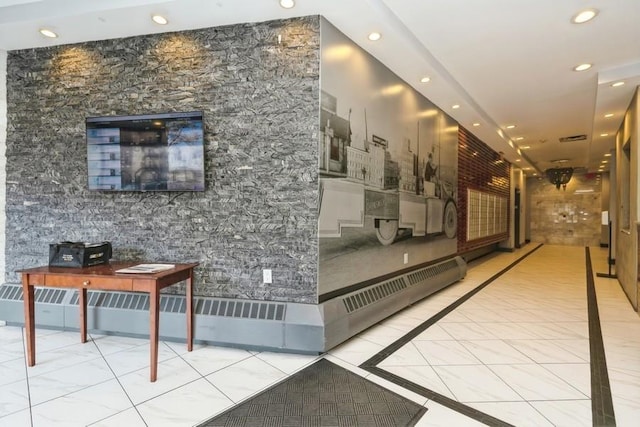 view of reception area