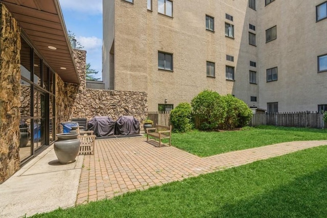 view of patio / terrace with fence