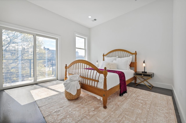 119 Van Horne St Unit 1, Jersey City, NJ 07304 - bedroom with wood finished floors and recessed lighting
