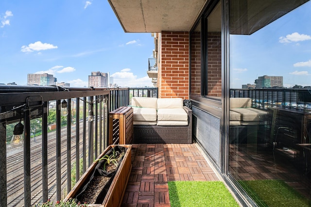 700 Grove St Unit 11P, Jersey City, NJ 07310 - balcony with a view of city