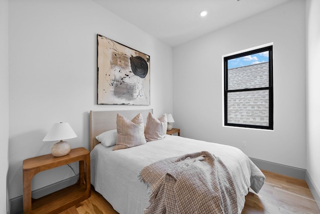 166 New York Ave Unit 2, Jersey City, NJ 07307 - bedroom with wood finished floors and recessed lighting