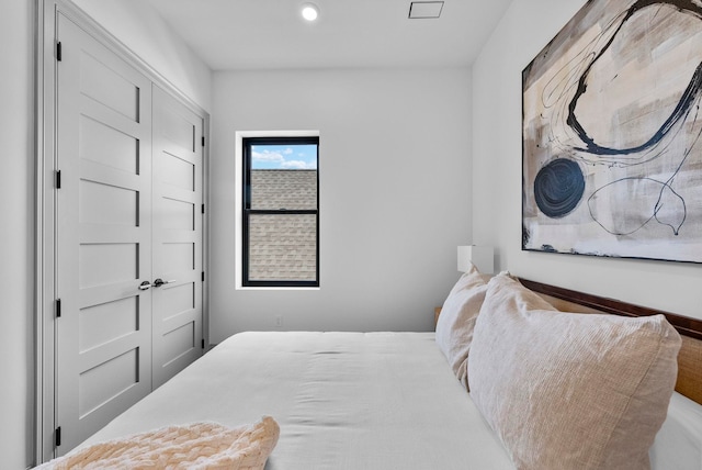 166 New York Ave Unit 2, Jersey City, NJ 07307 - bedroom featuring recessed lighting