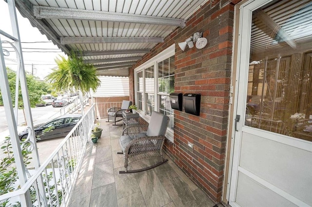 view of patio / terrace with covered porch