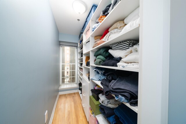 view of storage area
