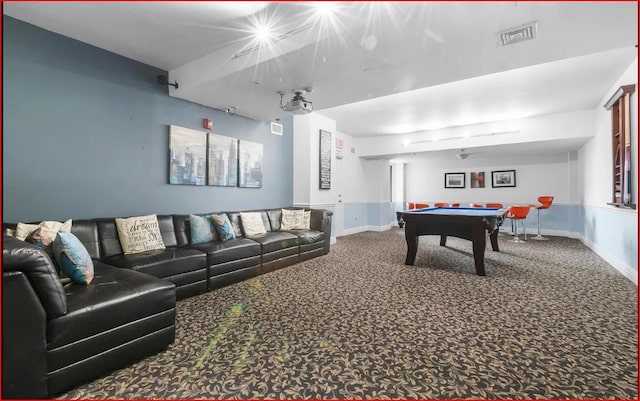809 22nd St Unit 905, Union City, NJ 07087 - playroom featuring carpet and billiards table
